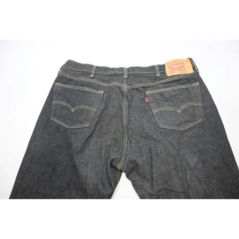 Vintage Levis 501 Double XX Straight Rugged Button Fly Jeans 42‎ x 31 Tag(44x32)